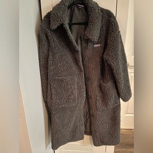 Patagonia recycled high pile fleece coat
